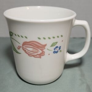 Vintage Corning Corelle‎ Whispering Tulips Coffee Mug